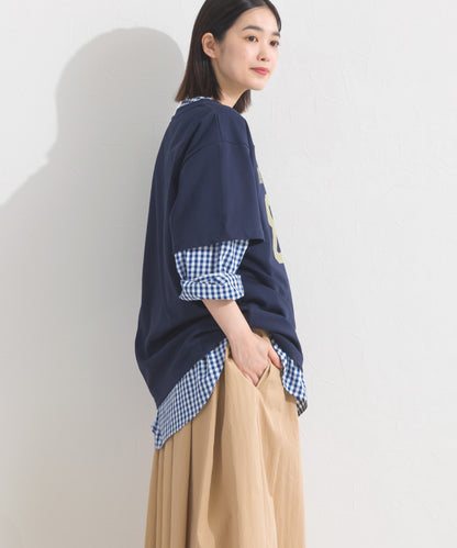【OMNES】ロゴプリント半袖Tシャツ【S450059OMN】