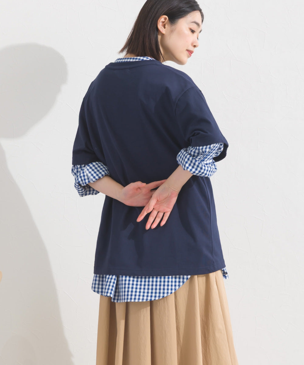 【OMNES】ロゴプリント半袖Tシャツ【S450059OMN】