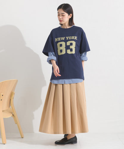 【OMNES】ロゴプリント半袖Tシャツ【S450059OMN】