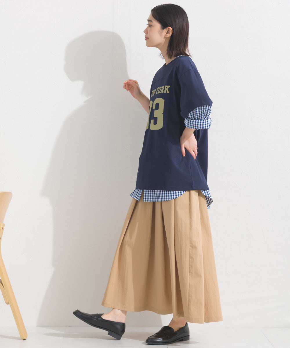 【OMNES】ロゴプリント半袖Tシャツ【S450059OMN】