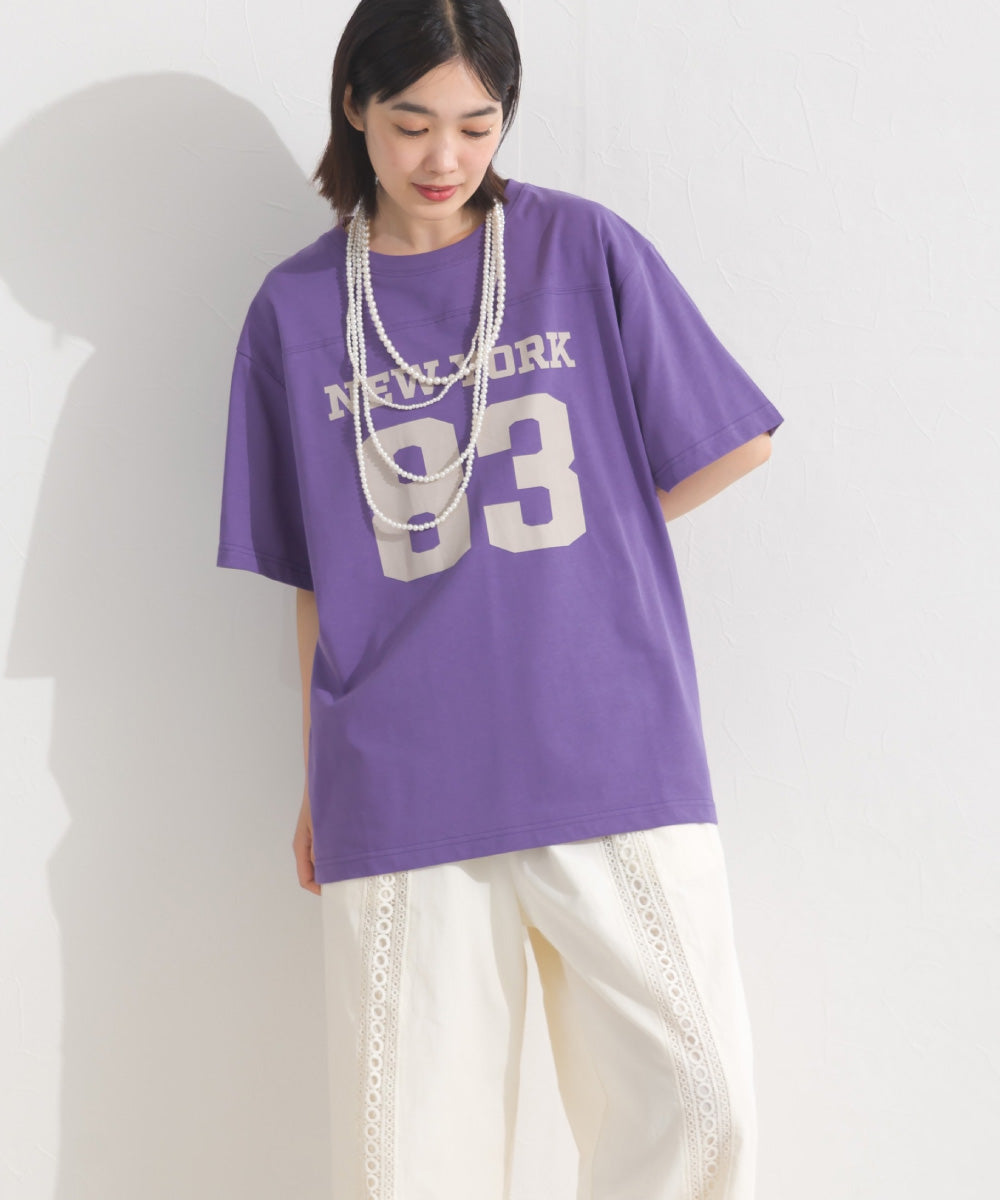 【OMNES】ロゴプリント半袖Tシャツ【S450059OMN】