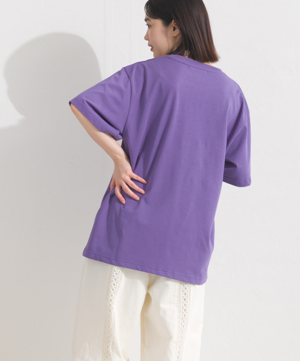 【OMNES】ロゴプリント半袖Tシャツ【S450059OMN】