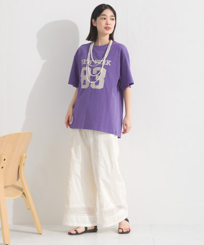 【OMNES】ロゴプリント半袖Tシャツ【S450059OMN】