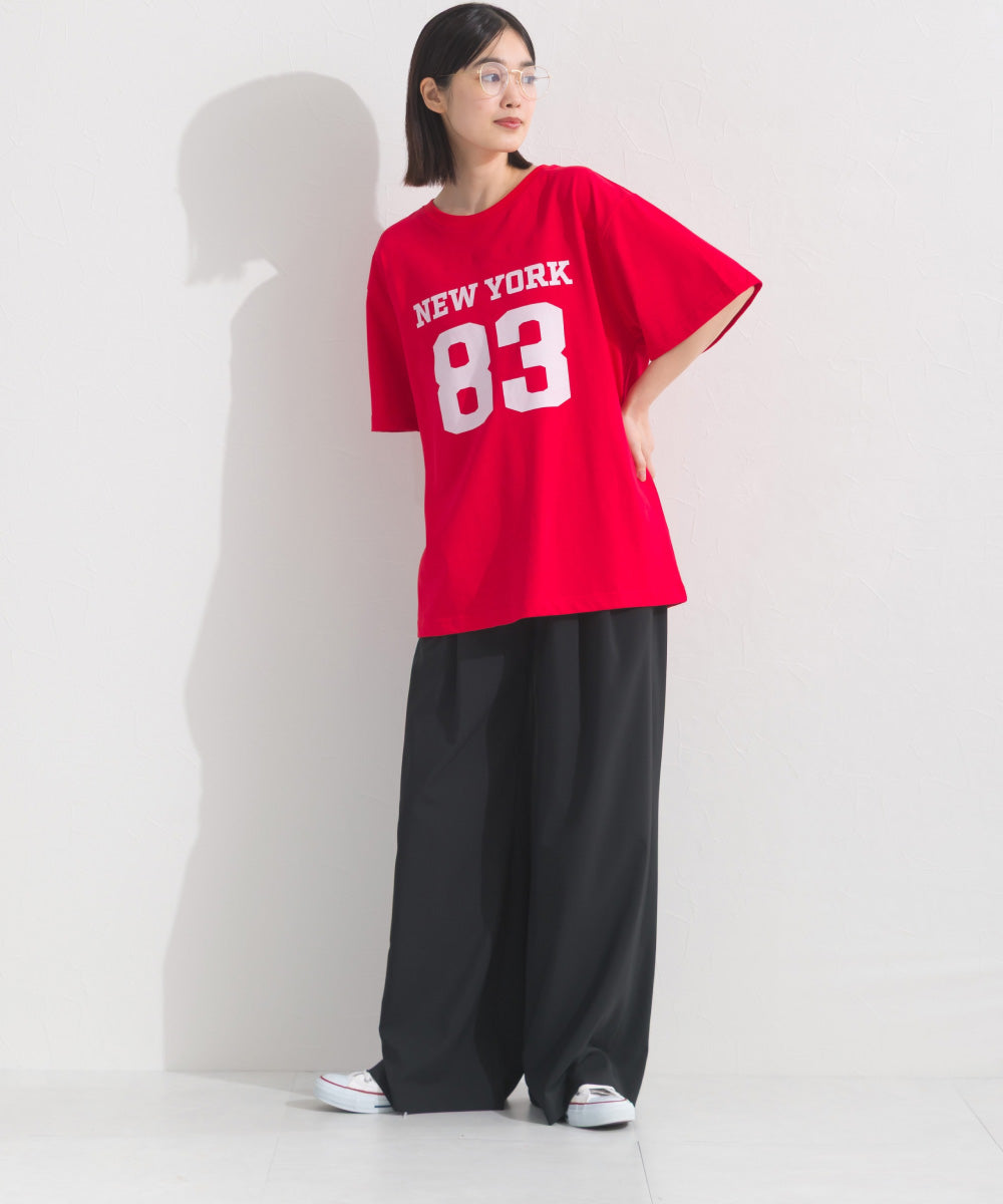 【OMNES】ロゴプリント半袖Tシャツ【S450059OMN】