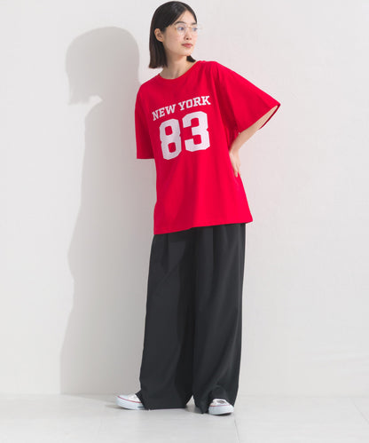【OMNES】ロゴプリント半袖Tシャツ【S450059OMN】
