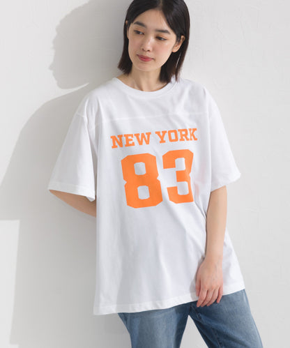【OMNES】ロゴプリント半袖Tシャツ【S450059OMN】