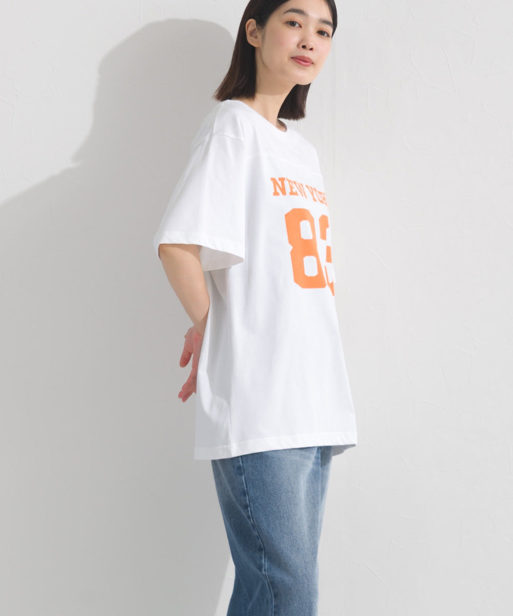 【OMNES】ロゴプリント半袖Tシャツ【S450059OMN】