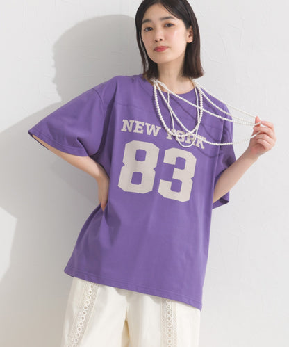 【OMNES】ロゴプリント半袖Tシャツ【S450059OMN】