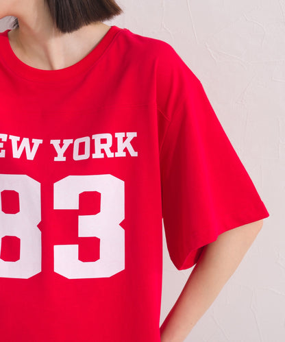 【OMNES】ロゴプリント半袖Tシャツ【S450059OMN】