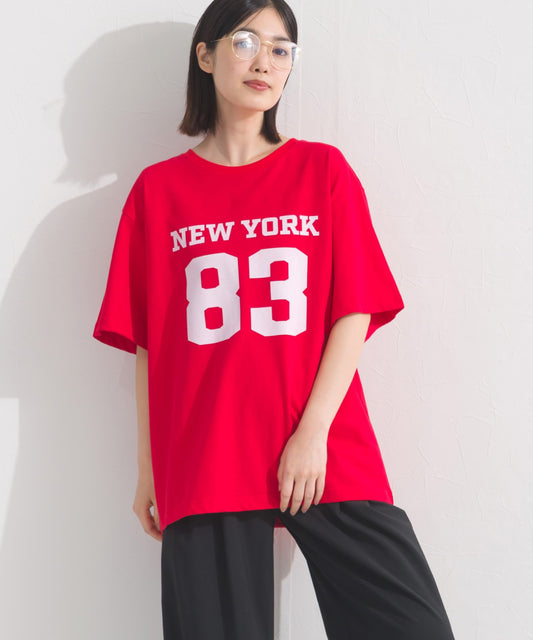 【OMNES】ロゴプリント半袖Tシャツ【S450059OMN】