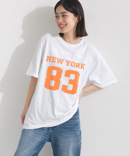 【OMNES】ロゴプリント半袖Tシャツ【S450059OMN】