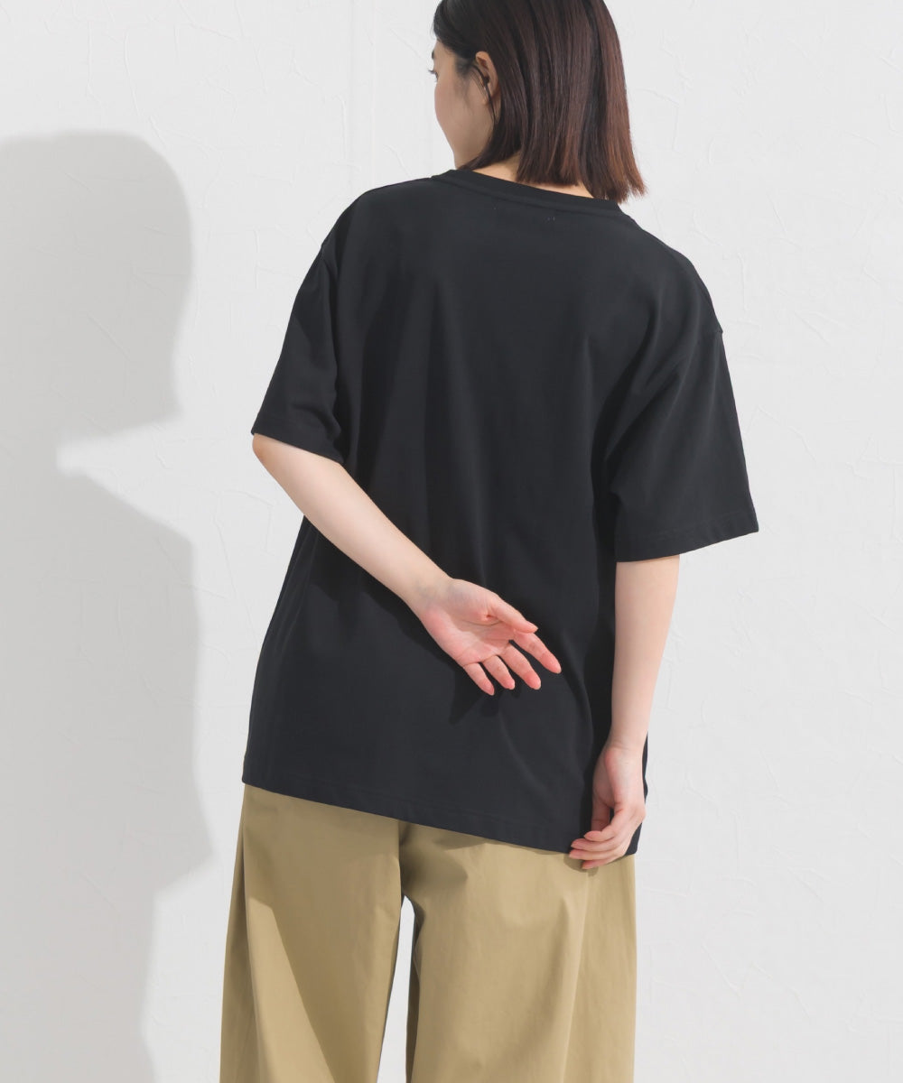 【OMNES】ロゴプリント半袖Tシャツ【S450059OMN】