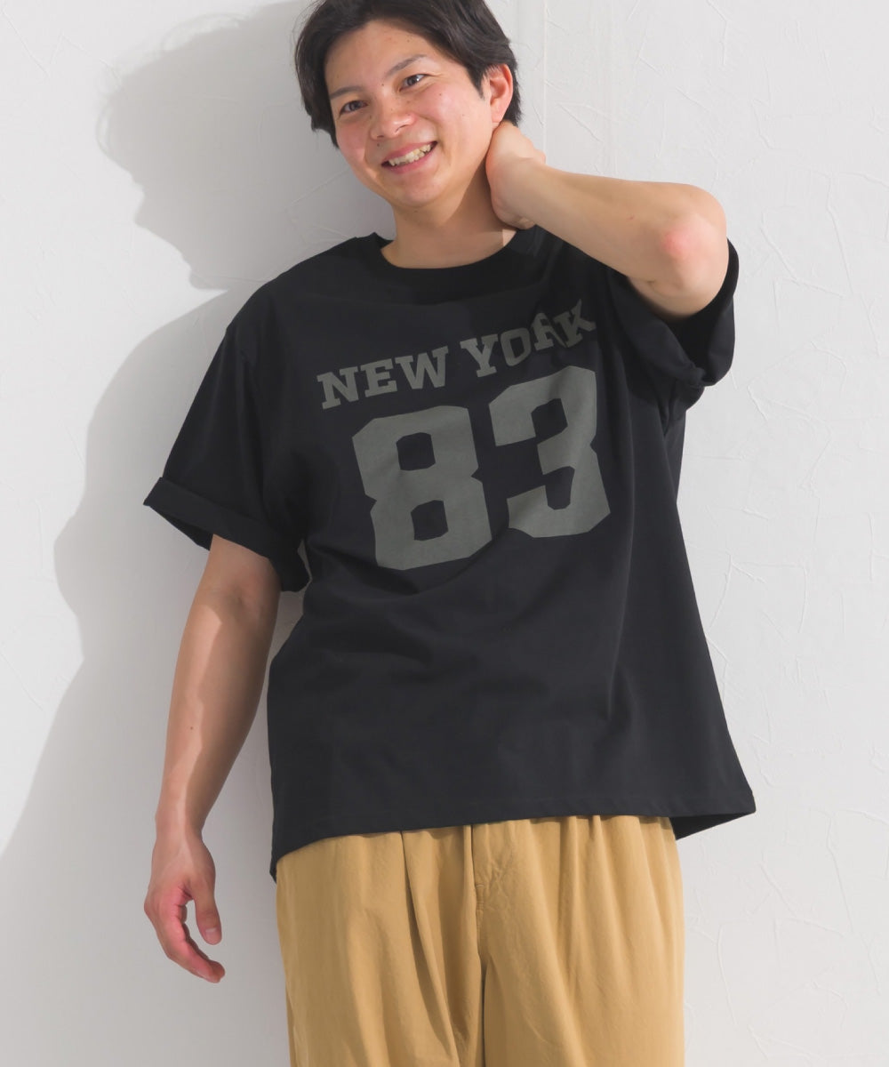 【OMNES】メンズロゴプリント半袖Tシャツ【S450060OMN】