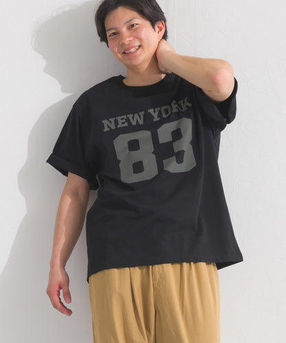 【OMNES】メンズロゴプリント半袖Tシャツ【S450060OMN】