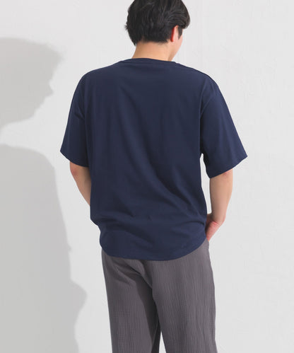 【OMNES】メンズロゴプリント半袖Tシャツ【S450060OMN】