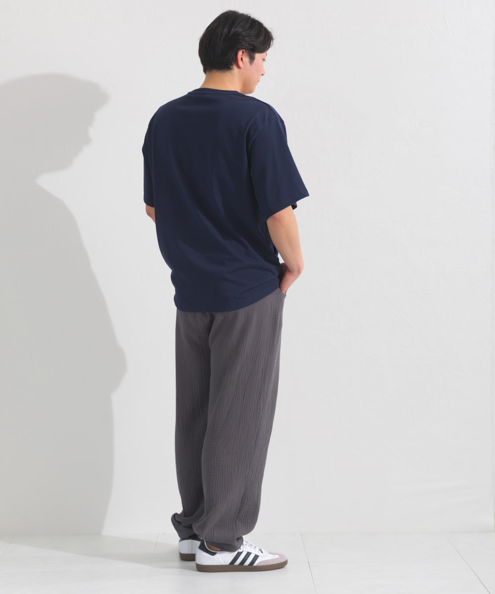 【OMNES】メンズロゴプリント半袖Tシャツ【S450060OMN】