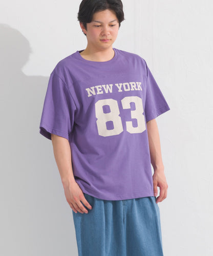 【OMNES】メンズロゴプリント半袖Tシャツ【S450060OMN】