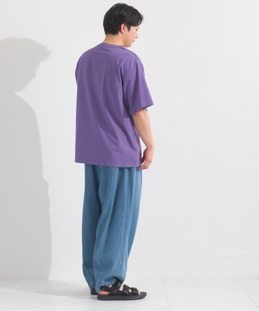 【OMNES】メンズロゴプリント半袖Tシャツ【S450060OMN】