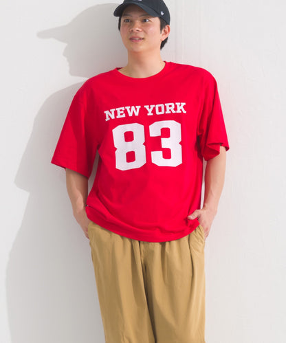 【OMNES】メンズロゴプリント半袖Tシャツ【S450060OMN】