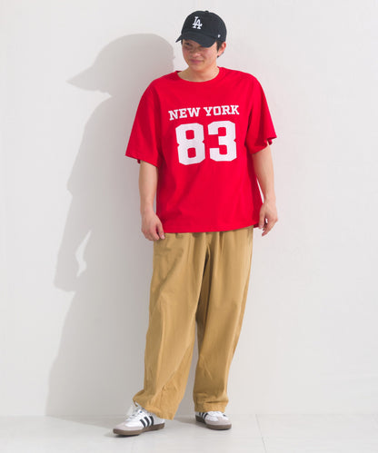 【OMNES】メンズロゴプリント半袖Tシャツ【S450060OMN】