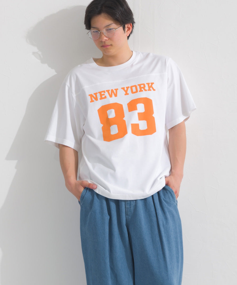 【OMNES】メンズロゴプリント半袖Tシャツ【S450060OMN】