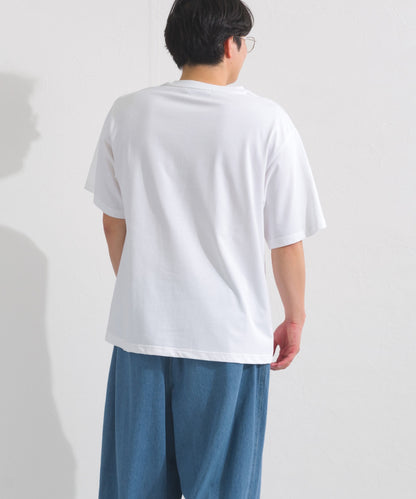 【OMNES】メンズロゴプリント半袖Tシャツ【S450060OMN】