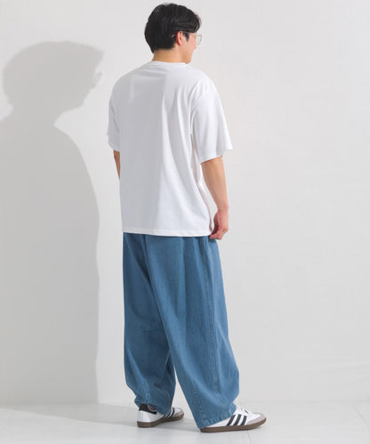 【OMNES】メンズロゴプリント半袖Tシャツ【S450060OMN】
