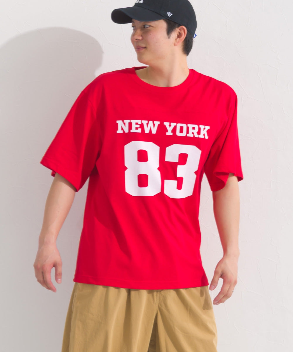 【OMNES】メンズロゴプリント半袖Tシャツ【S450060OMN】