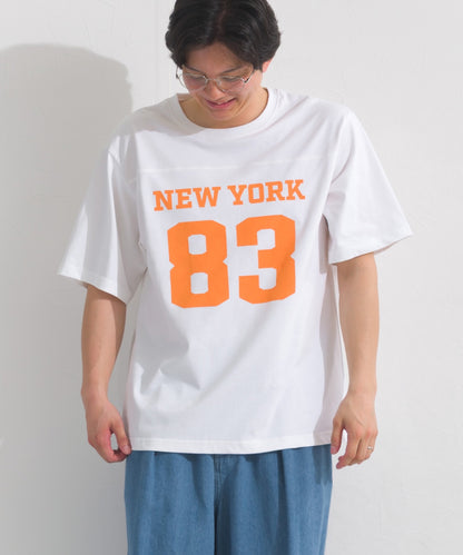 【OMNES】メンズロゴプリント半袖Tシャツ【S450060OMN】