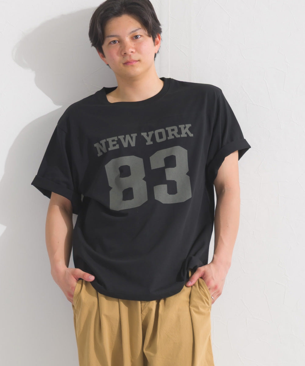【OMNES】メンズロゴプリント半袖Tシャツ【S450060OMN】