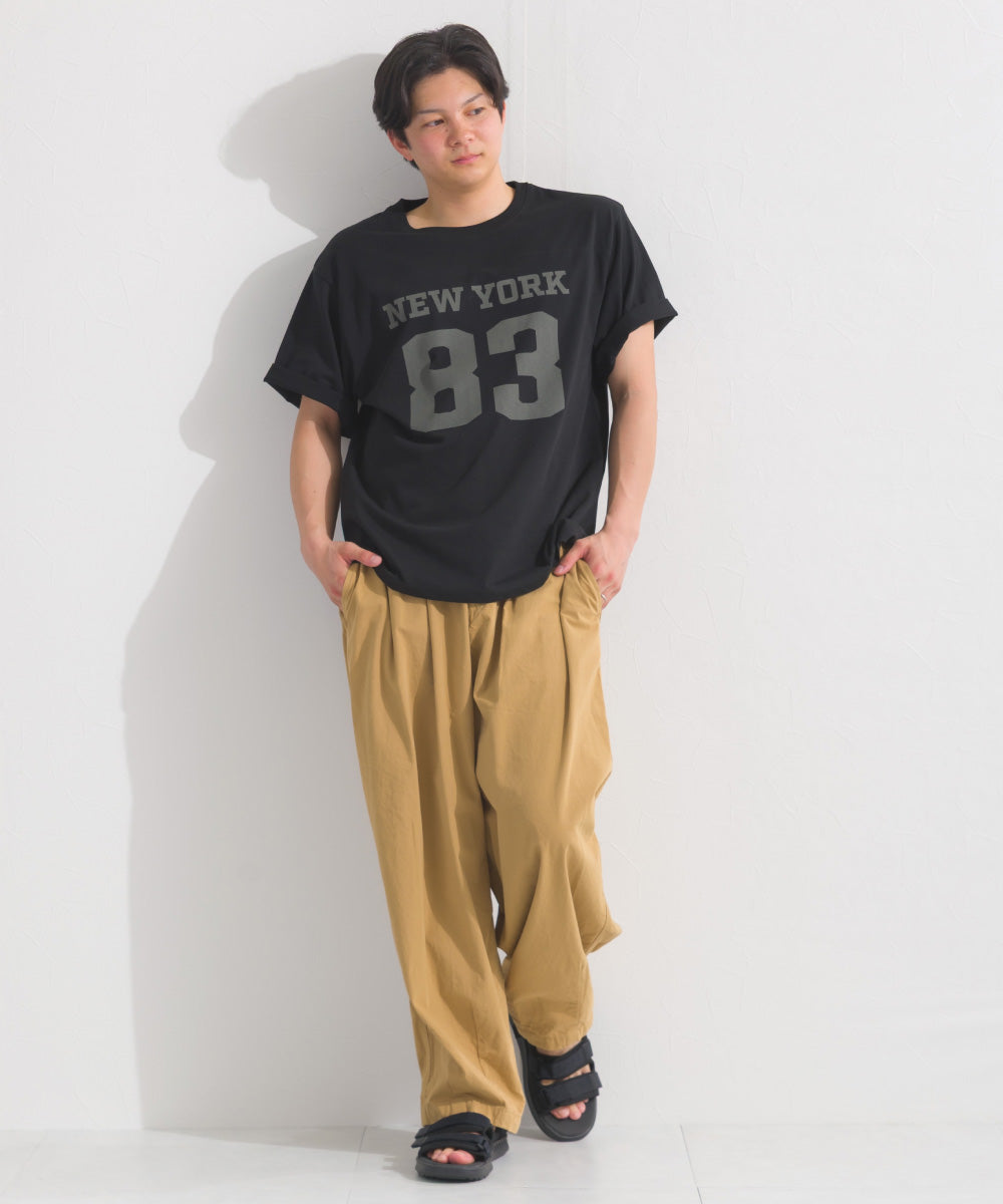 【OMNES】メンズロゴプリント半袖Tシャツ【S450060OMN】