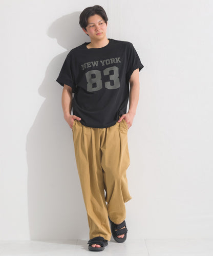 【OMNES】メンズロゴプリント半袖Tシャツ【S450060OMN】