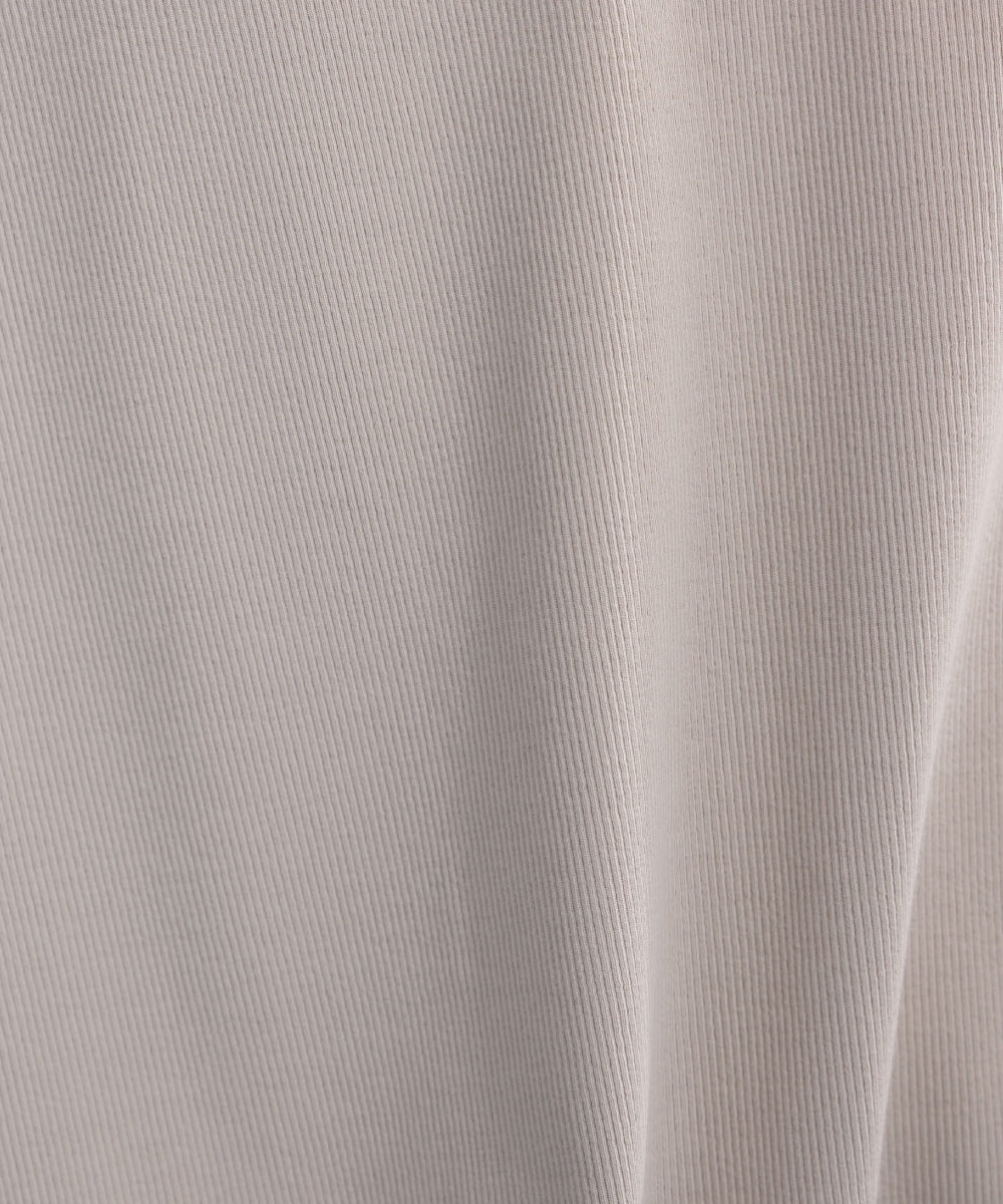 【OMNES】リブVネックタック半袖Tシャツ【S450069OMN】