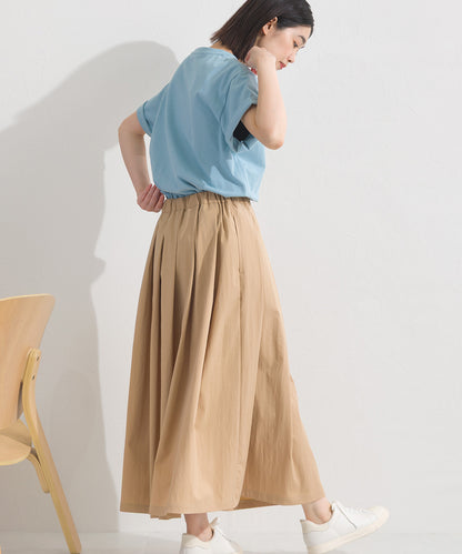 【OMNES】きれいめロゴプリント半袖Tシャツ【S450079OMN】