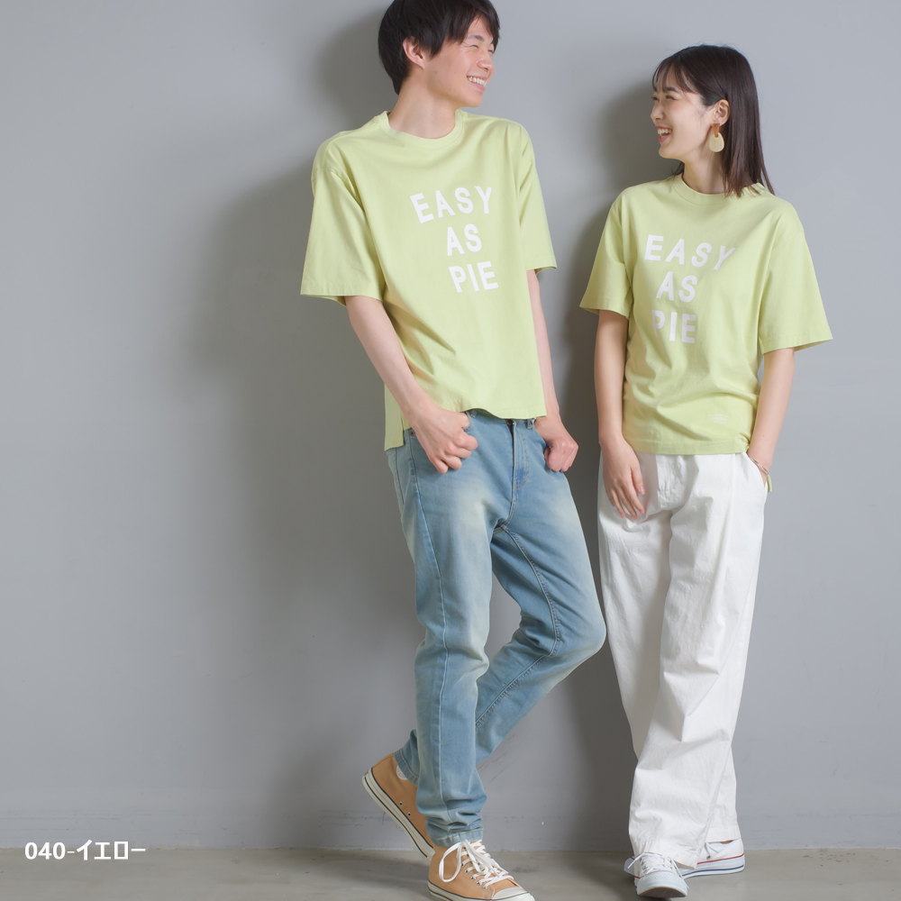 OMNES】ユニセックス バイオ加工 綿100％プリント半袖Tシャツ【1521-5113】